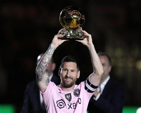 Lionel Messi’s 8th Ballon D’Or trophy celebrated by Inter Miami in exhibition match